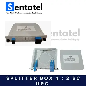 SPLITTER BOX 1X2 SC UPC / BOX UPC 1:2