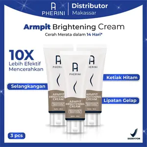 PHERINI 3 Pcs Underarm Armpit Brightening Cream Pemutih Lutut