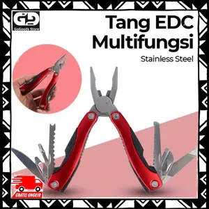 Tang Lipat EDC Multifungsi Stainless Steel 8in1