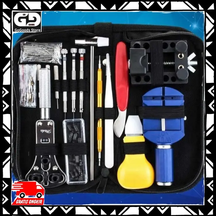Alat Servis Reparasi Jam Tangan Alat Service Jam Toolkit 16Set Lengkap