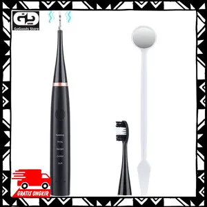 Sikat Karang Gigi Elektrik Toothbrush Sonic Wave 5 Level Battery Power