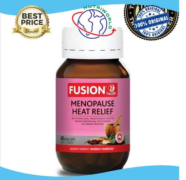FUSION HEALTH MENOPAUSE HEAT RELIEF - 60 caps