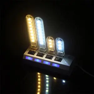 Lampu USB Mini LED Stick 3/8 LED Emergency Portable USB Light Reading