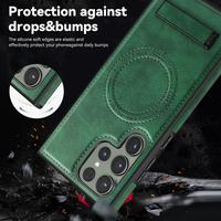 Gambar Case Samsung Galaxy S24 Ultra Toko Cares PU Leather Magsafe Stand Case - Black dari Primary Cares Official Kota Administrasi Jakarta Barat 5 Tokopedia