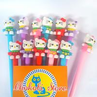 Gambar Pulpen Gel Hitam Imut Karakter Pen Hello Kitty dari Chokobi Jakarta Selatan 1 Tokopedia