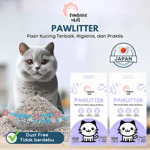 PAWLITTER Pasir Kucing Ukuran Besar 25 Litter - Cat Litter