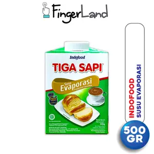 Tiga Sapi Evaporated Milk 500 Gr Susu Evaporasi Indofood