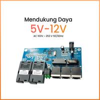 Gambar Media Converter 2 Port FO 3 Port LAN 10/100M Board Only dari eterlink.id Kab. Sidoarjo 3 Tokopedia