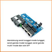 Gambar Media Converter 2 Port FO 3 Port LAN 10/100M Board Only dari eterlink.id Kab. Sidoarjo 4 Tokopedia