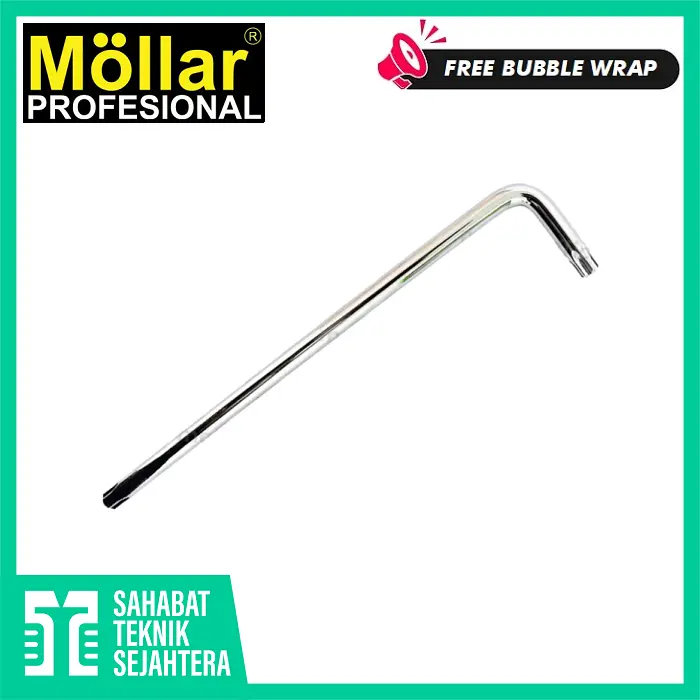 MOLLAR Kunci L Bintang Panjang T40 Torx Long Key Eceran CRV Mirror