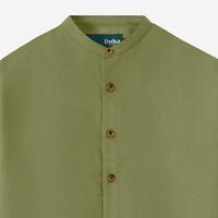 Gambar Baju Muslim Duha Muslimwear - Barq Short Sleeve - Olive dari Duha Muslim Wear Kota Tangerang 3 Tokopedia