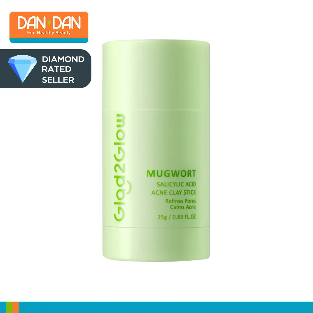 Glad2Glow Mugwort Salicylic Acid Acne Clay Stick 25g (440547)
