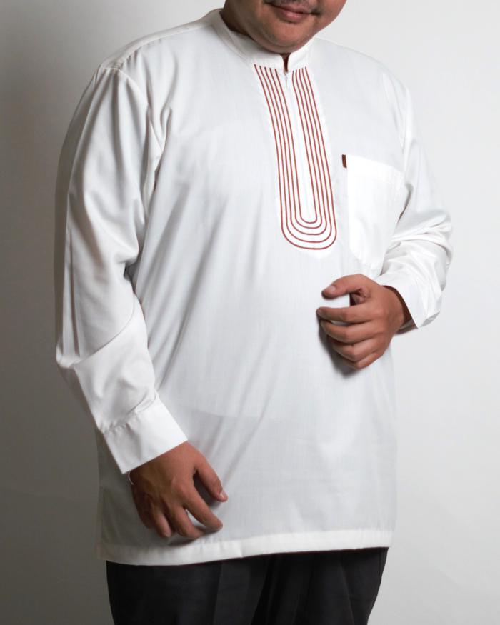 Gambar Big Oret Baju Koko Big Size Jumbo Pria XL - 7XL / Ashr Long - 3XL dari Big Oret Kota Bekasi Tokopedia