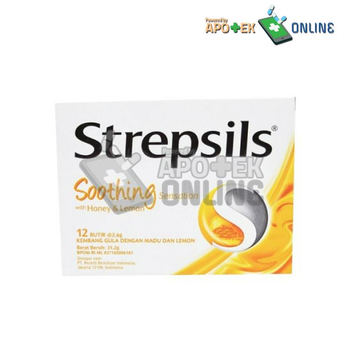 STREPSILS HONEY & LEMON SACHET 12 TABLET HISAP