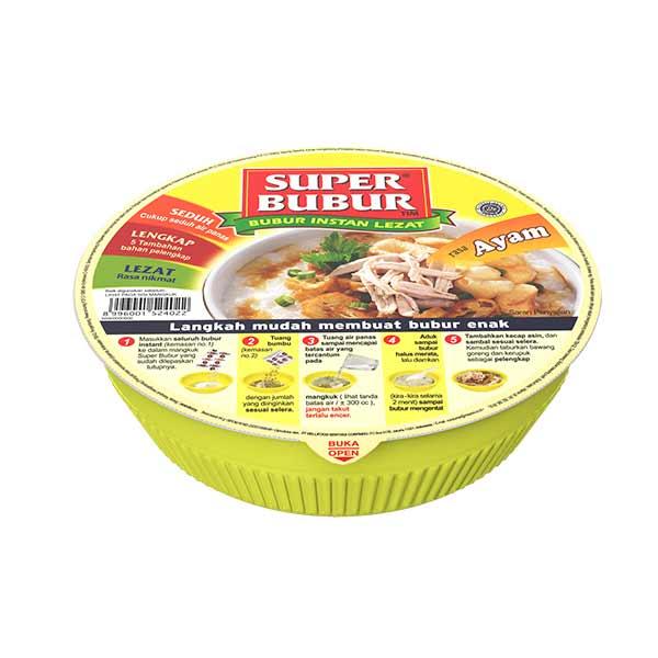 Gambar SUPER BUBUR AYAM CUP 64 GR dari Hypermart Balekota Kota Tangerang Tokopedia