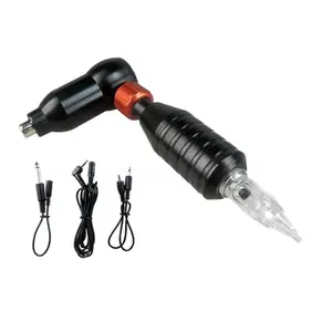 Sn* Set Pulpen Tato 3Pcs Kabel Bahan Aluminium Alloy Warna Hitam