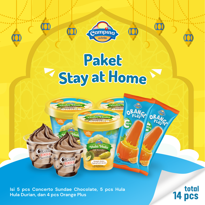Gambar PAKET ICE CREAM CAMPINA STAY AT HOME - ES KRIM dari Campina Ice Cream Kota Administrasi Jakarta Timur Tokopedia