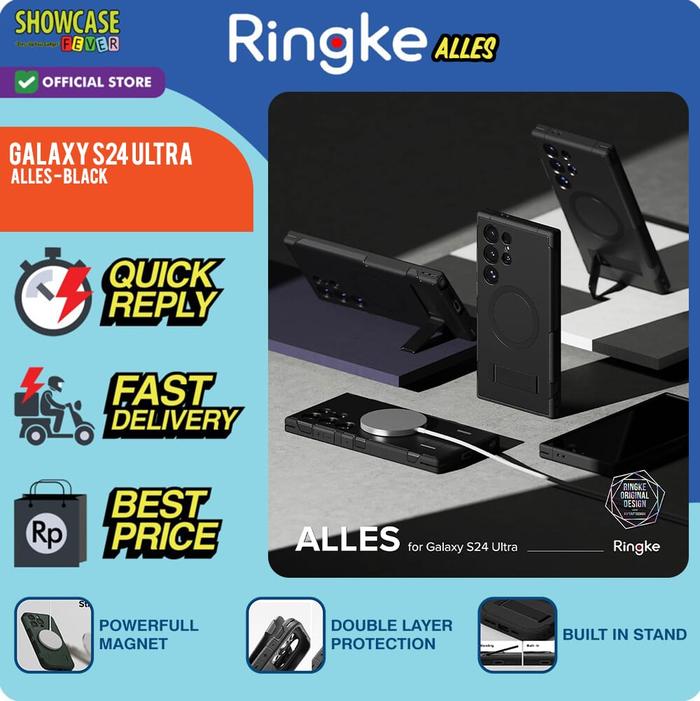 Gambar Ringke Compatible For Samsung S24 Ultra Alles Black dari ShowcaseFever Kota Administrasi Jakarta Utara Tokopedia