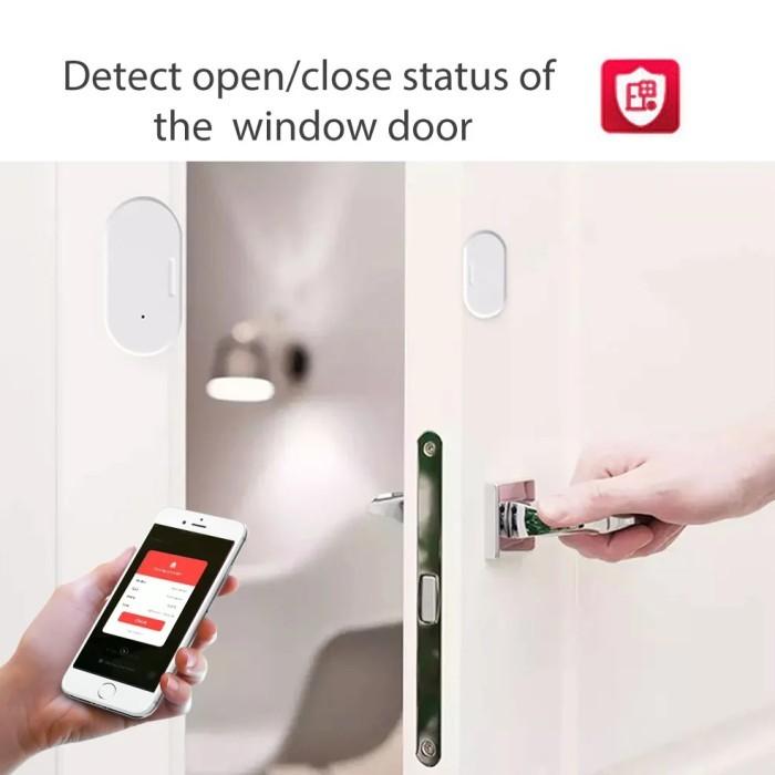 Smart Door Sensor Tuya Zigbee | Sensor Pintar /Cerdas Pintu Buka Tutup