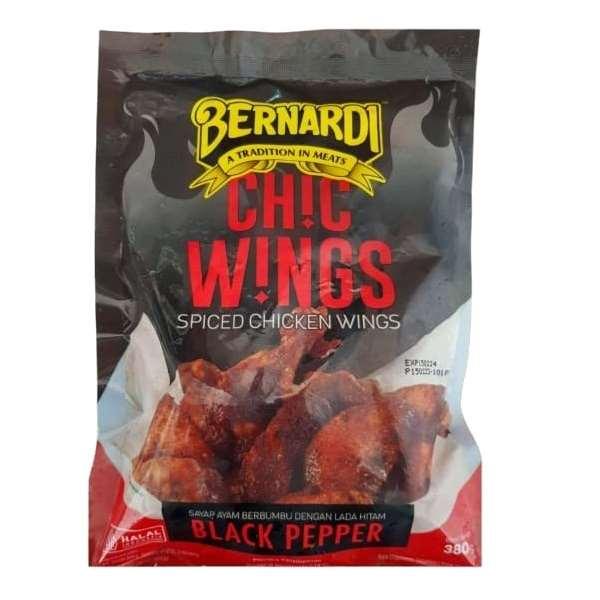 Gambar BERNARDI SPICY CHICKEN WINGS BLACK PEPPER 380G dari Primo Supermarket level 21 Kota Denpasar Tokopedia