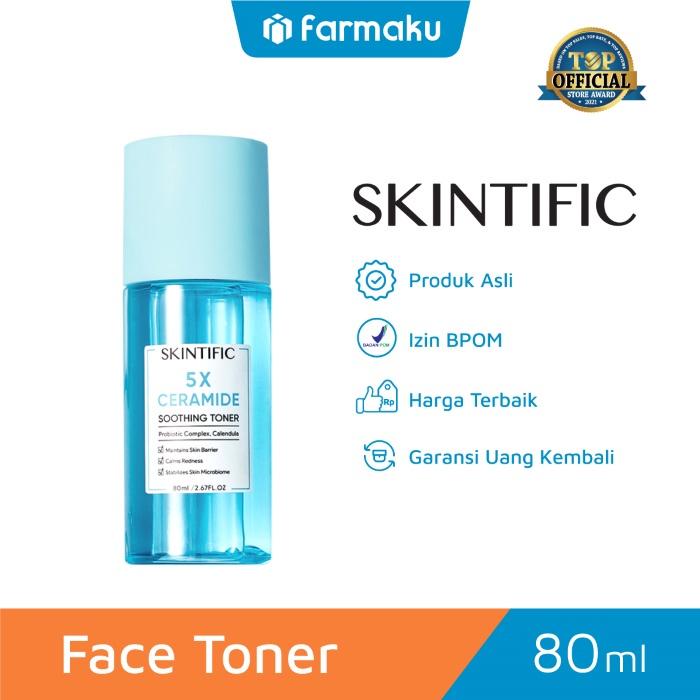 Gambar Skintific Toner Soothing 5x Ceramide Repair Skin Barrier 80ml dari Farmaku Kota Administrasi Jakarta Barat Tokopedia