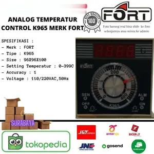 FORT Analog Temperatur Control K965 Pengatur Suhu Thermo Control Termo