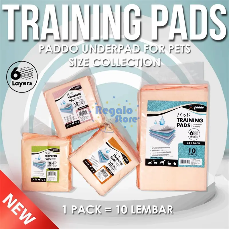Underpad Paddo Pet Toilet Training Pad Alas Kencing Anjing Kucing 0
