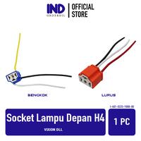 Gambar Soket Fiiting Lampu Depan H4 Vixion Keramik Bengkok Lurus COP Socket - Bengkok dari IND Onderdil Kota Bandung 1 Tokopedia