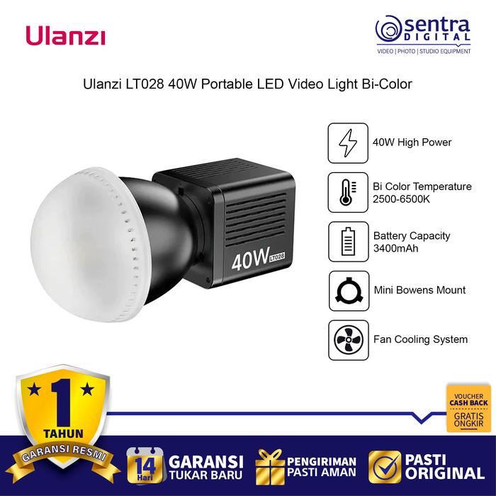 Gambar Ulanzi LT028 40W Portable Bi Color LED Video Light dari Sentra Digital Kota Surabaya Tokopedia