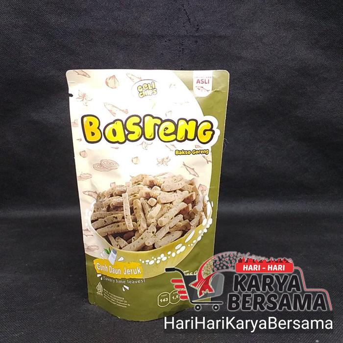 Gambar GELI CHIPS BASRENG GURIH DAUN JERUK BAKSO GORENG ORIGINAL POUCH 65GR dari HariHariKaryaBersama Kota Medan Tokopedia