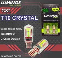Gambar Lampu LED Senja SUPRA X GTR 150 T10 CSP LUXIMOS 6 LED Kecil - ice blue dari bohlamhid Kota Tangerang 1 Tokopedia