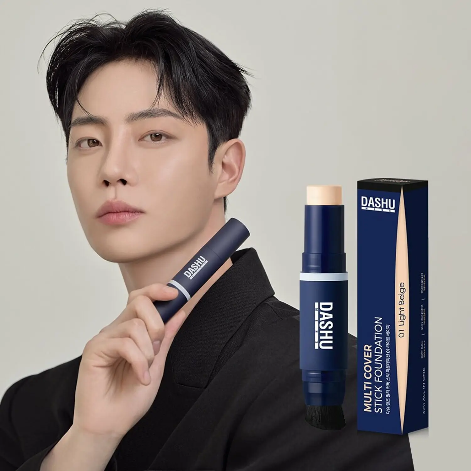 Dashu Mens Multi Cover Stick Foundation SPF50+ PA++++ Korea Makeup
