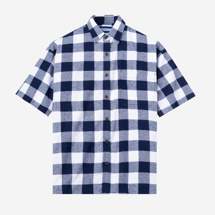 Gambar Kemeja Flannel - DTD Flannel Short Sleeve - Day 054 dari Tenue de Attire Kota Administrasi Jakarta Selatan Tokopedia