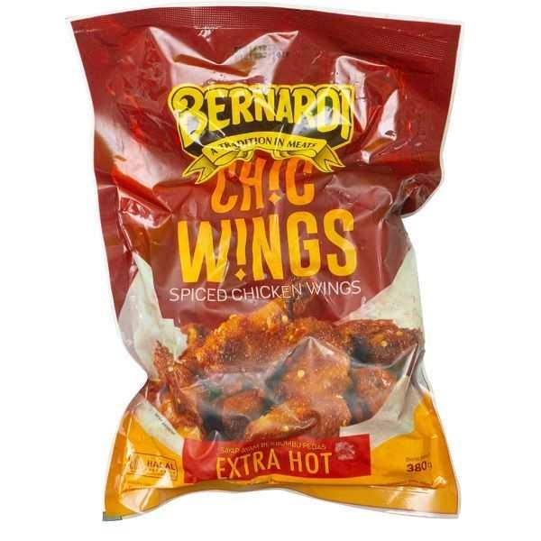 Gambar BERNARDI EXTRA HOT SPICY CHICKEN WINGS 380G dari Hyfresh Rempoa Kota Tangerang Selatan Tokopedia