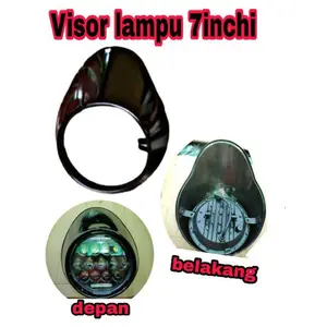 visor lampu depan japstyle daymaker ukuran 7 inchi