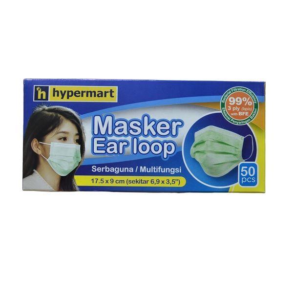 HPM MASKER MUKA HIJAU BOX 50S