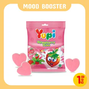 Yupi Strawberry Kiss Bag 120 gr