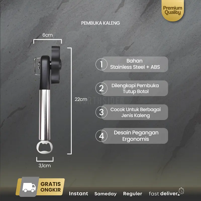 Pembuka Kaleng Safety Can Opener Side Cut K2 1
