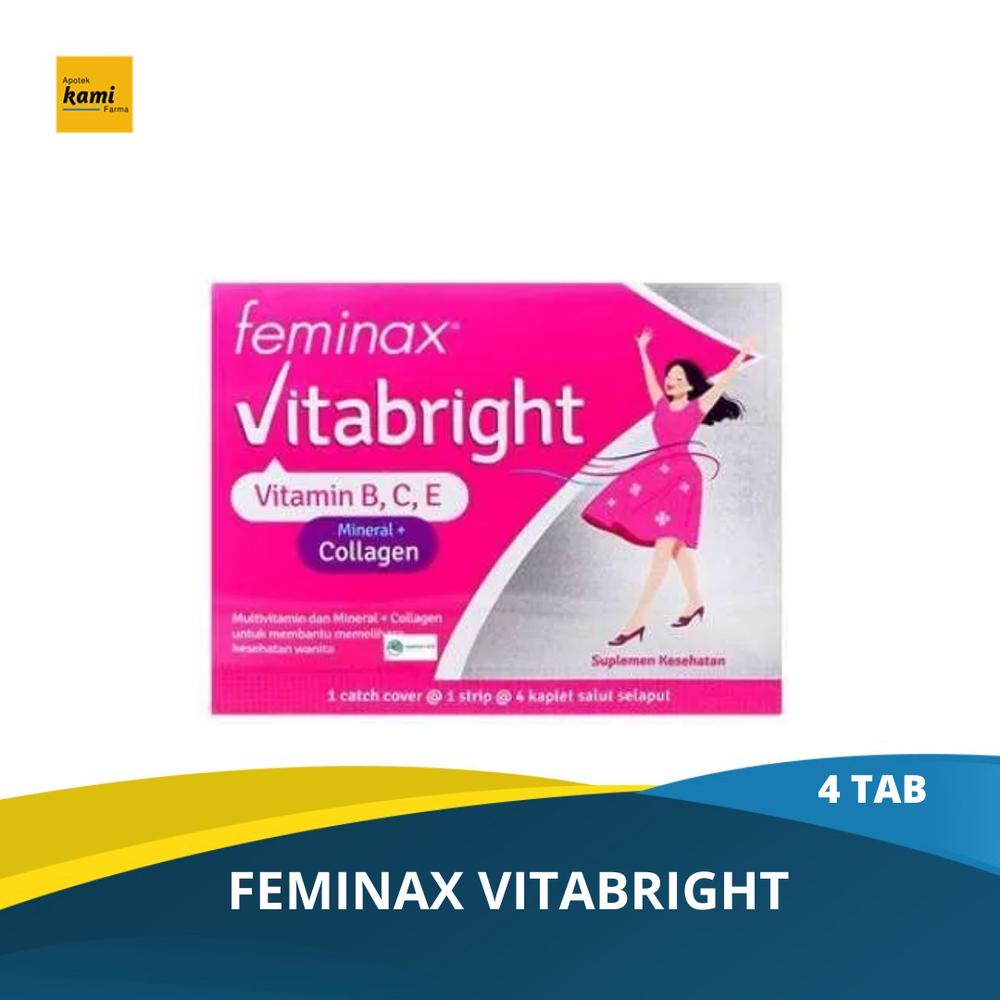 Feminax VitaBright 4 Tablet - Suplemen Kesehatan Wanita