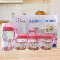 Gambar Tempat Bumbu Dapur Kitchen Botol Minyak Kaca 4 Pcs + Sendok Set - FM dari Formiana Kota Surabaya 2 Tokopedia