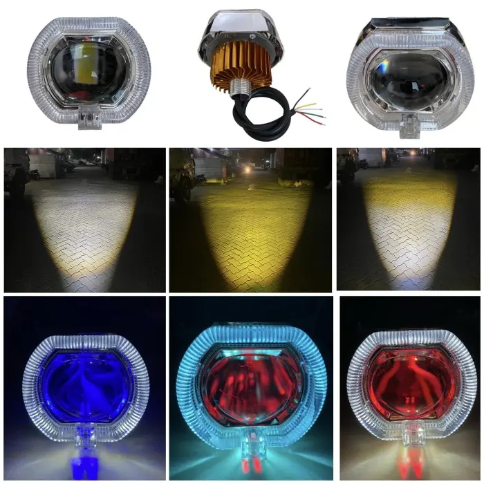 Lampu Projie Biled ala ala kw Projie ala ala Biled 2.5 Inch Devil LED 0
