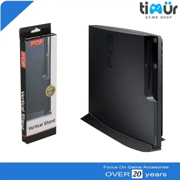 Vertical Vertikal Magic Stand Berdiri Dudukan Mesin PS3 Slim 0