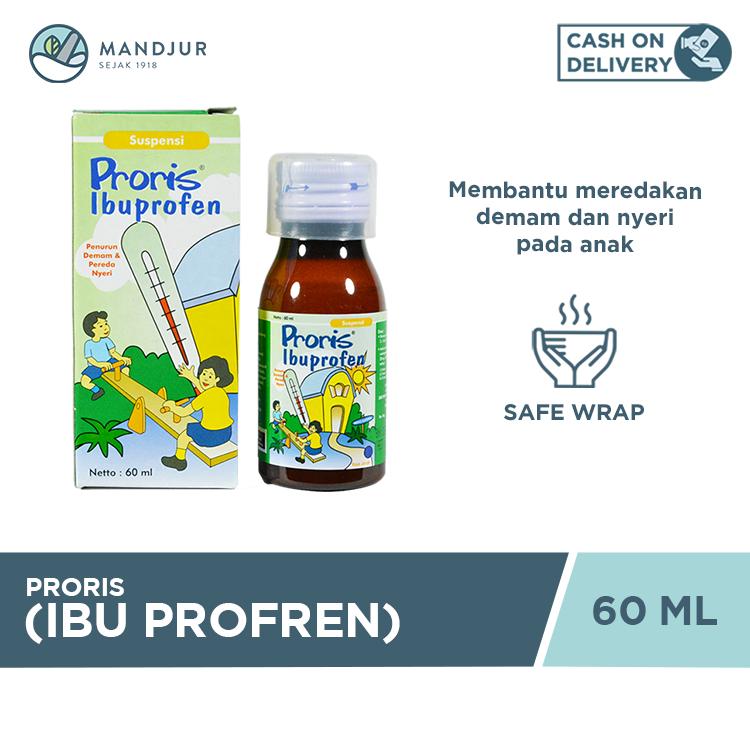 Proris (Ibuprofren) - Obat Demam Anak- Pereda Nyeri- Sakit Gigi