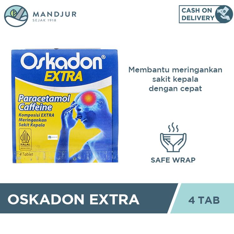 Oskadon Extra 4 Tablet - Obat Pereda Sakit Kepala Sakit Gigi Dan Nyeri