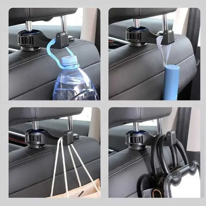GMGY Gantungan Barang Mobil Phone Holder Car Headrest Hook 2 in 1 HHDN1Z 1