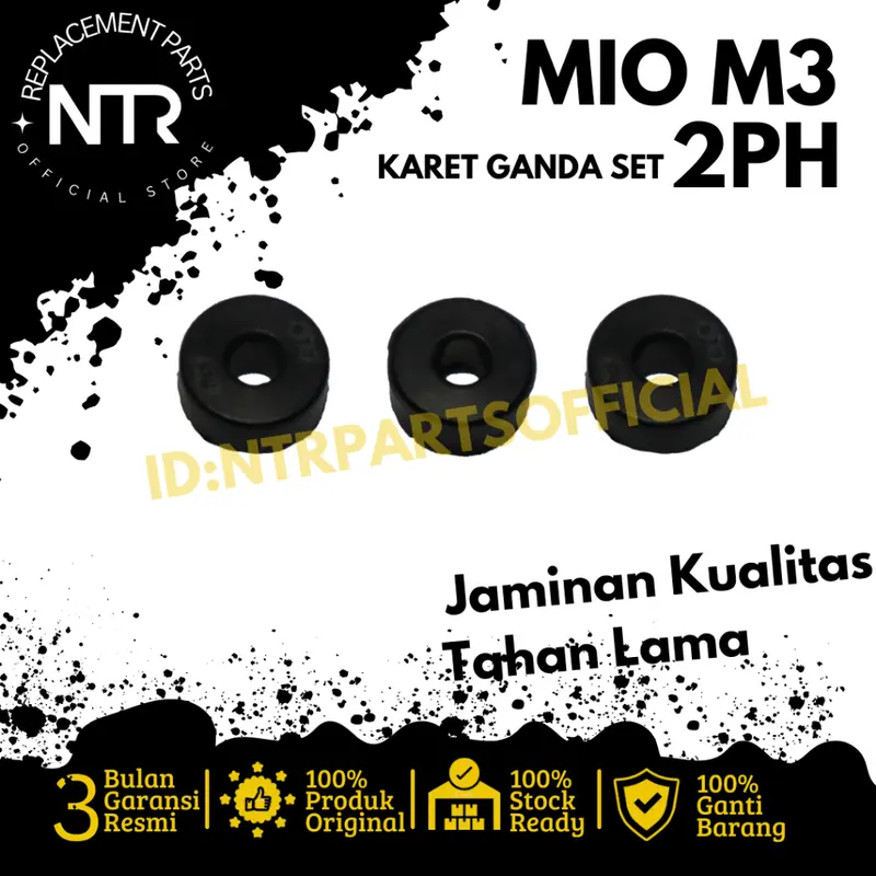 Karet ganda set Mio m3 Soul GT X-Ride fregoo N-max 2PH 2DP 1