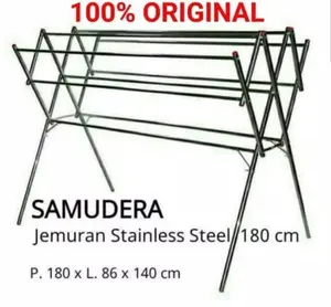 JEMURAN JUMBO STAINLESS STEEL SAMUDERA BINA KARYA 180 cm