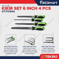 Gambar TEKIRO KIKIR SET 6" 4 PCS / KIKIR SET dari Fixcomart Kota Administrasi Jakarta Utara 2 Tokopedia