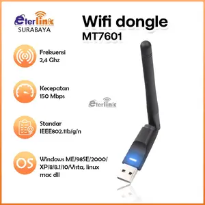 MT7601 USB Wifi Dongle Receiver Parabola dan Terrestrial DVB-T2