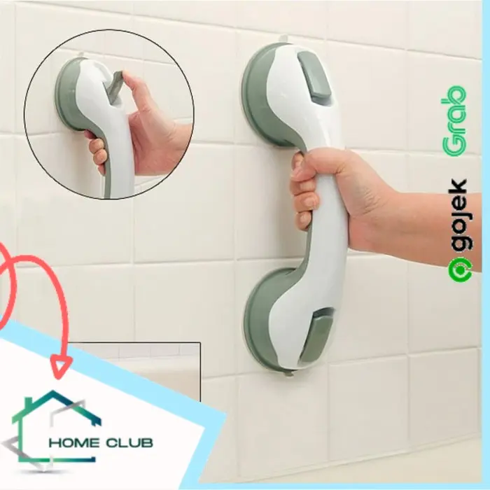 SUCTION CUP SAFETY GRIP HANDLE HOLDER PEGANGAN LANSIA DI KAMAR MANDI